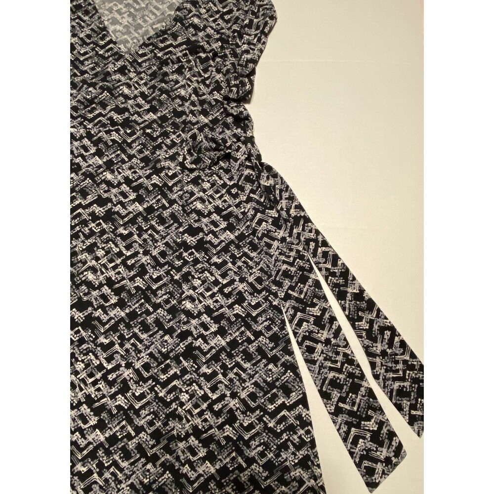 Apt 9 Gray Blk Multicolor Print Stretch Career Fa… - image 8